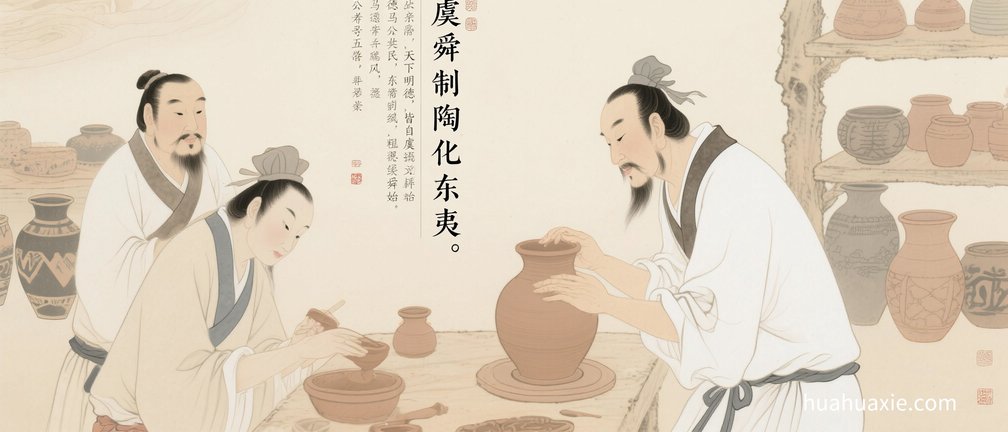 【神传文化】虞舜制陶化东夷
