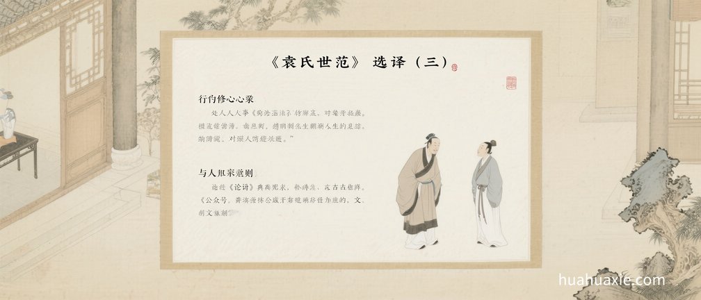 【神传文化】《袁氏世范》选译（三）