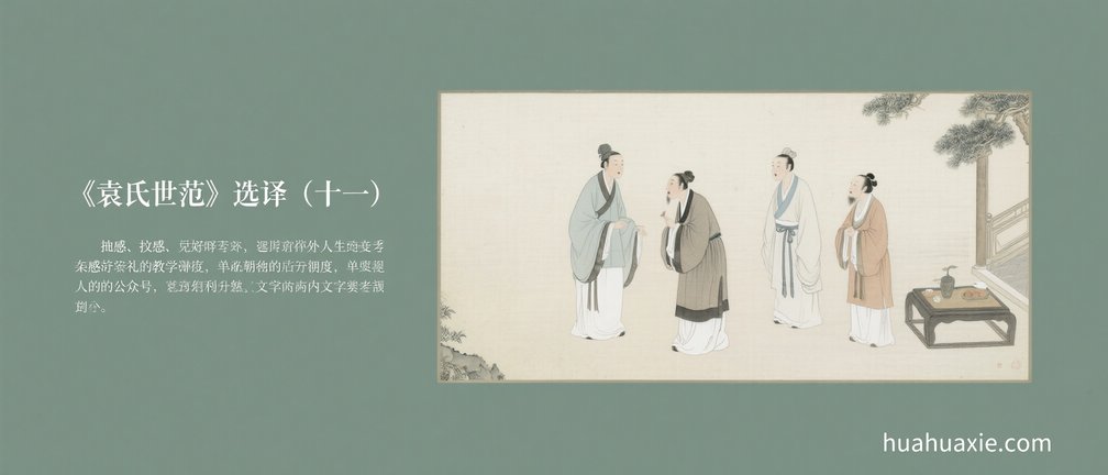 【神传文化】《袁氏世范》选译（十一）