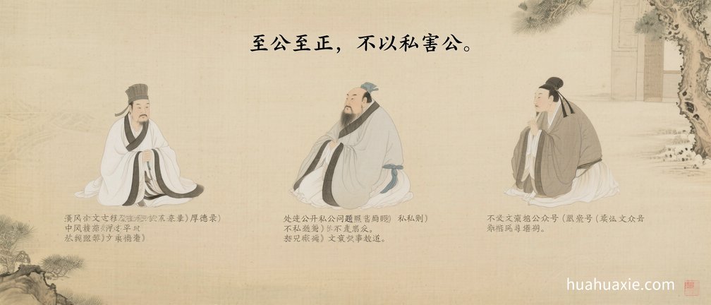 【神传文化】至公至正，不以私害公