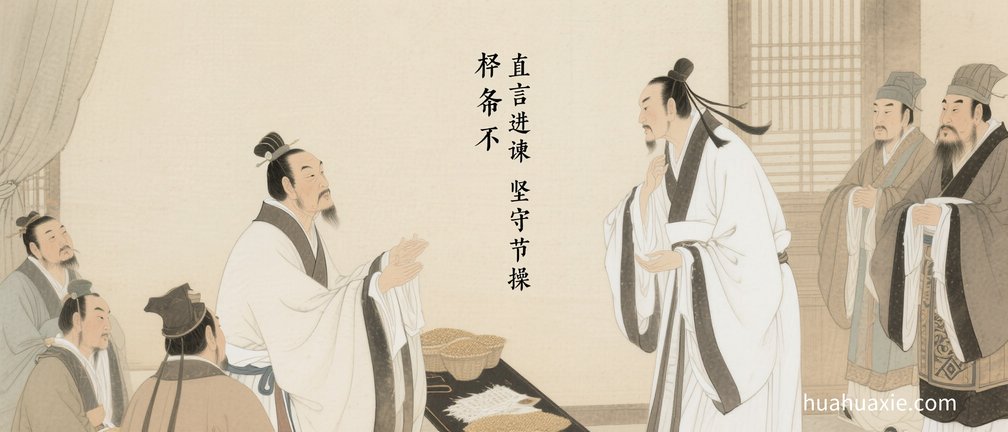 【神传文化】直言进谏　坚守节操