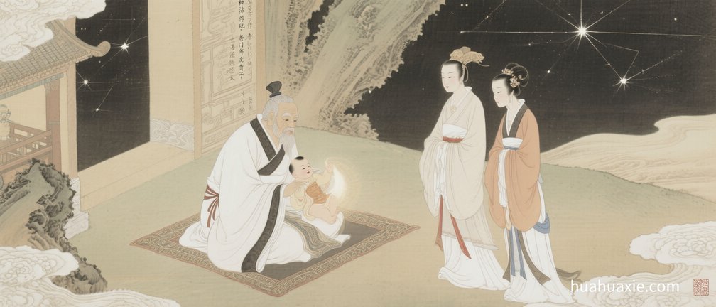 神话传说：善门晚年生贵子　北斗天枢转轩辕