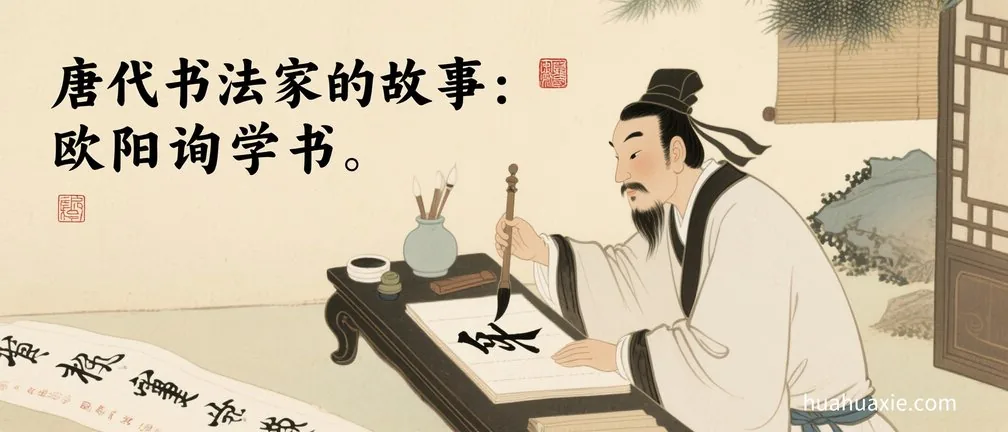 唐代书法家的故事：欧阳询学书