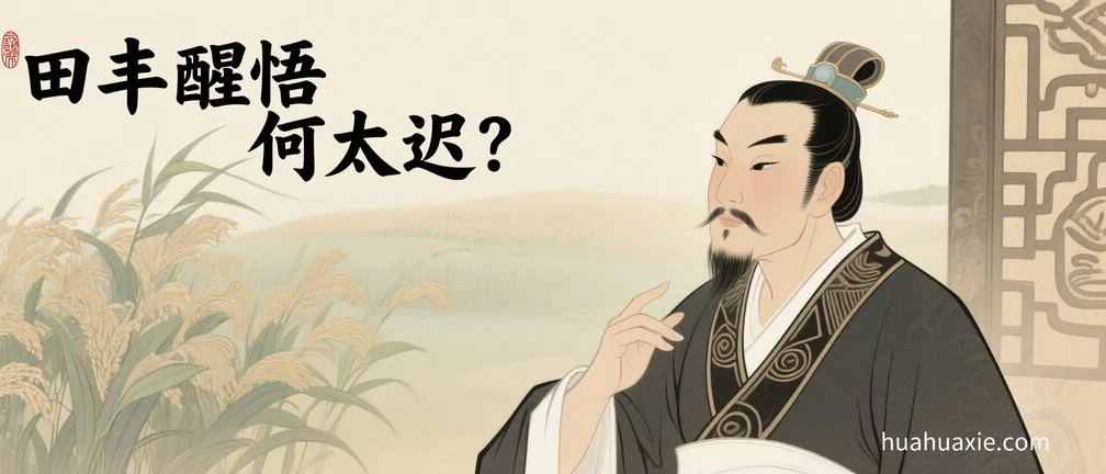 田丰醒悟何太迟？