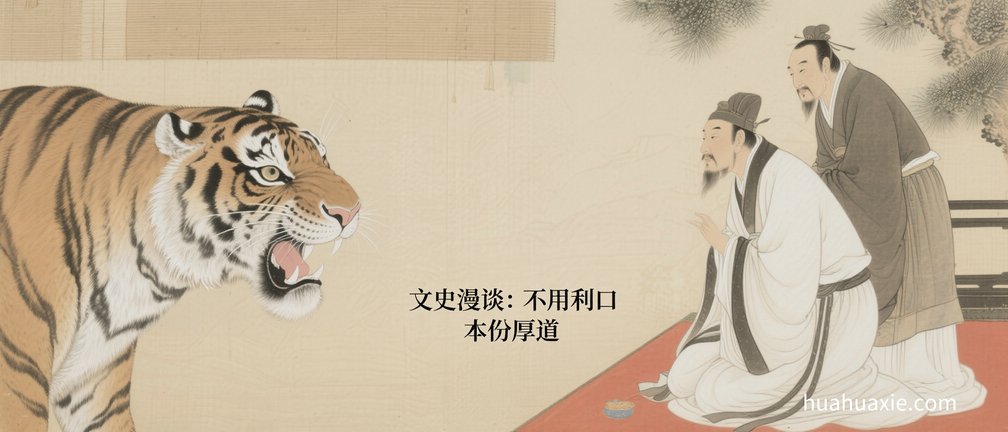 文史漫谈：不用利口  本份厚道