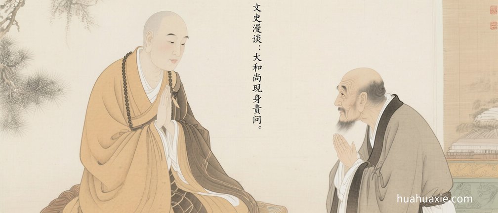 文史漫谈：大和尚现身责问