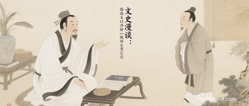 文史漫谈：扬道义以济世　视师志为己志