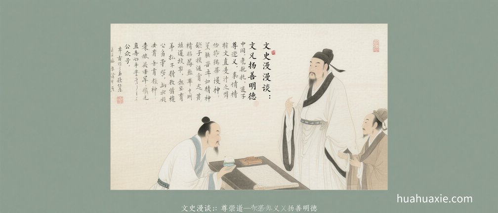 文史漫谈：尊崇道义　扬善明德
