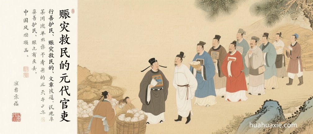 行善护民、赈灾救民的元代官吏