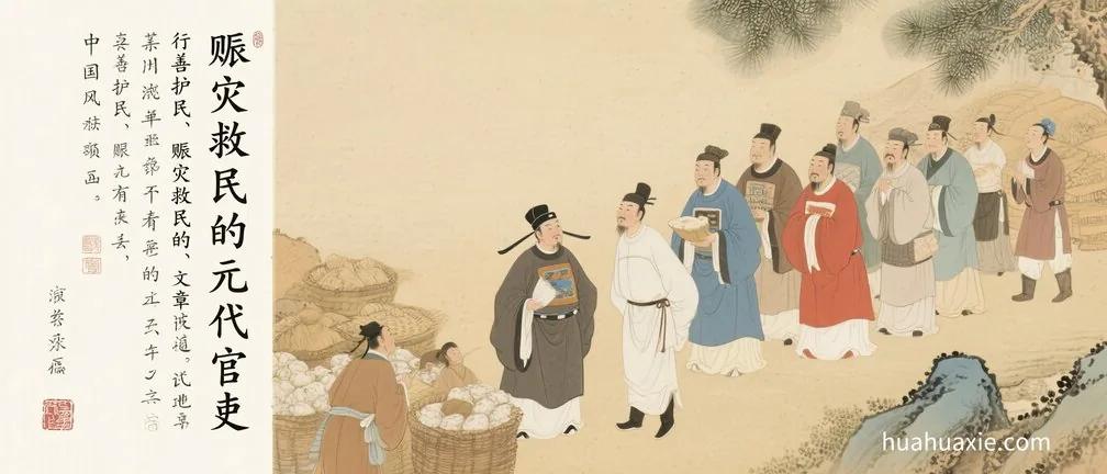 行善护民、赈灾救民的元代官吏