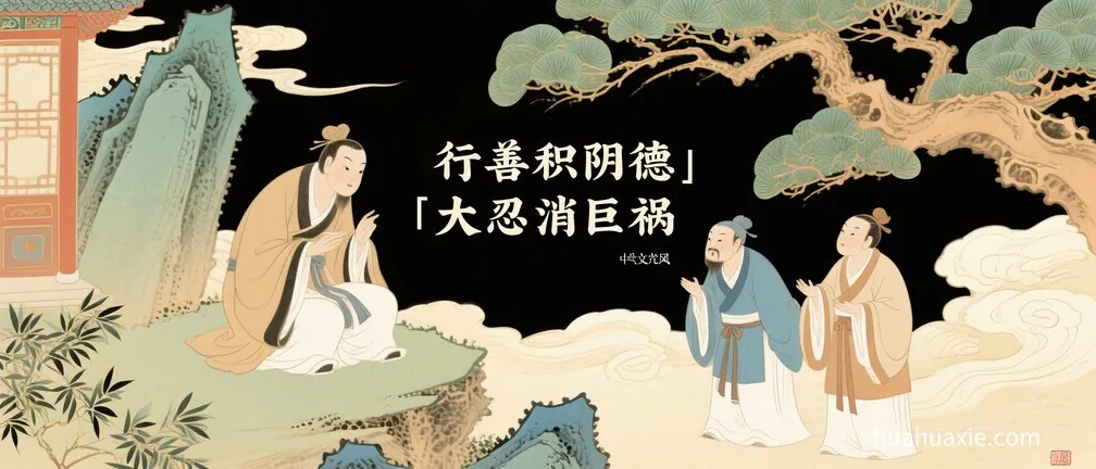 行善积阴德　大忍消巨祸