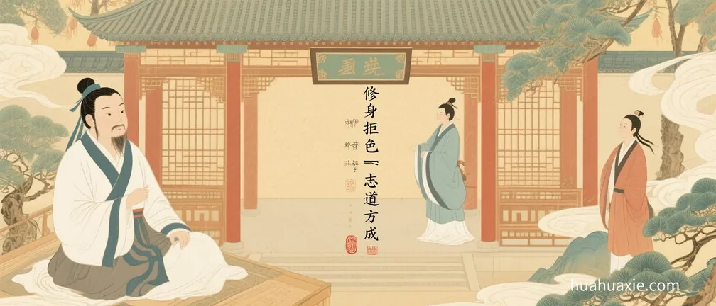修身拒色　志道方成