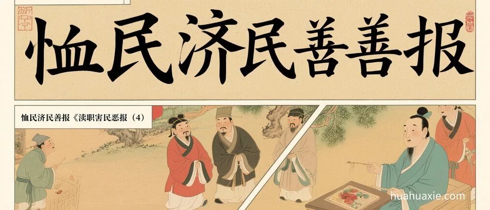 恤民济民善报　渎职害民恶报(4)