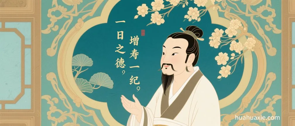 一日之德，增寿一纪