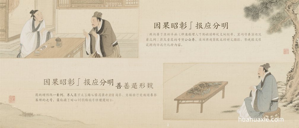 因果昭彰　报应分明