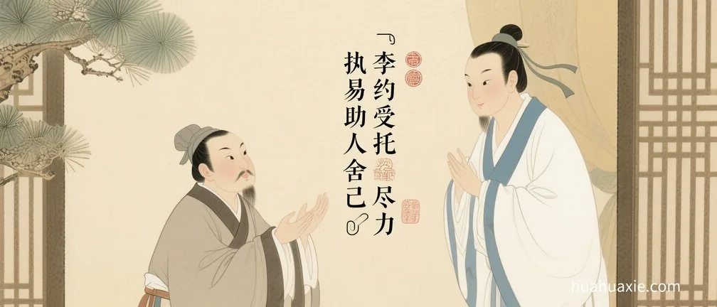执易助人舍己　李约受托尽力