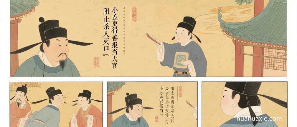 阻止杀人灭口　小差吏得善报当大官